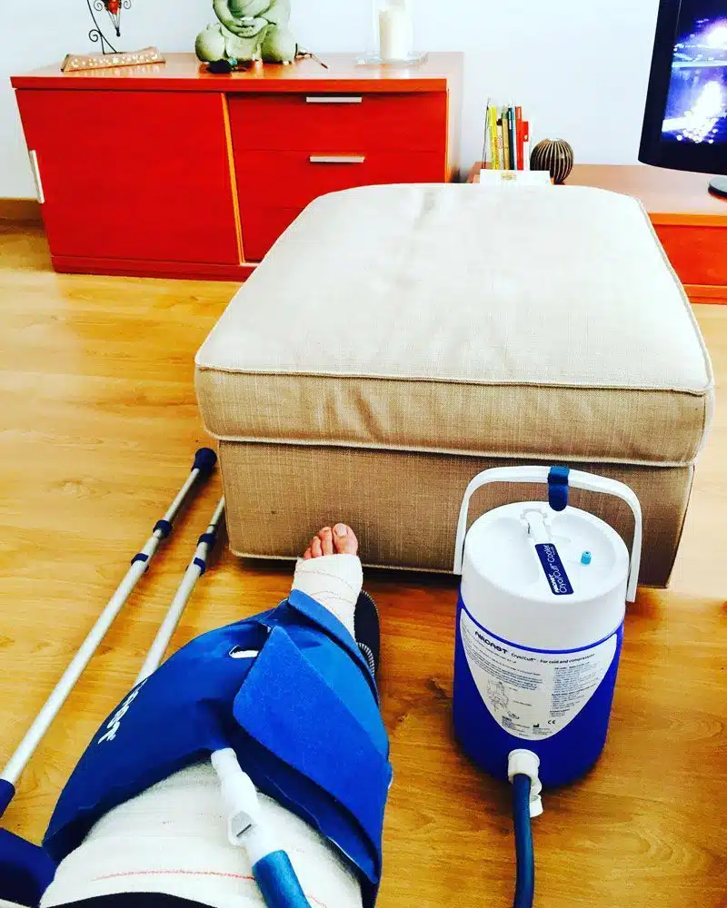 Equipo de crioterapia.
