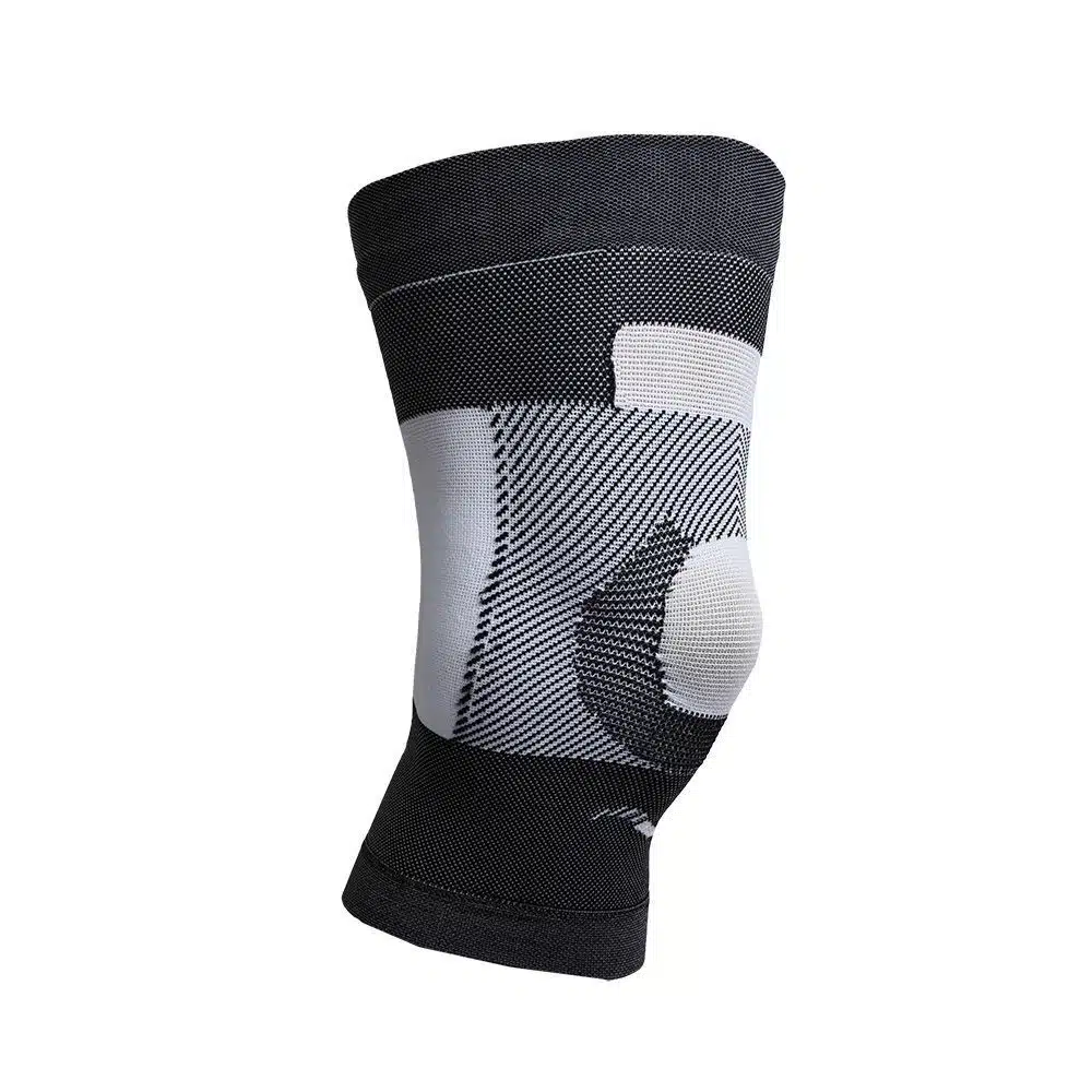 Rodillera de compresion descarga negra y blanca