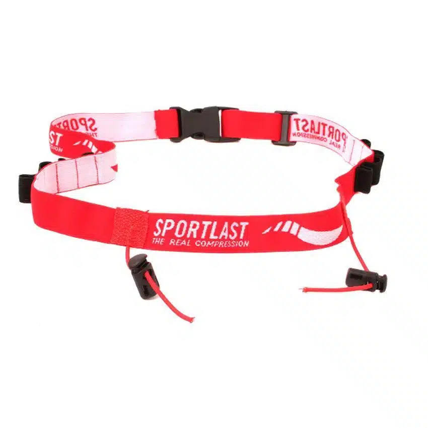 Porta dorsal running rojo